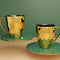 Golden Diamond Coffee Mugs (Set of 2) - The Earth Store - Mug Set